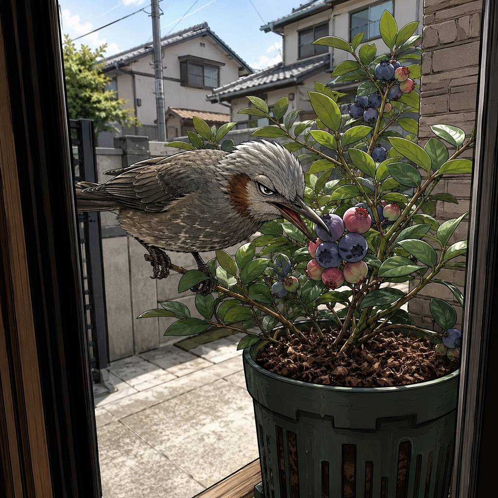 ブルーベリー初収穫の予感