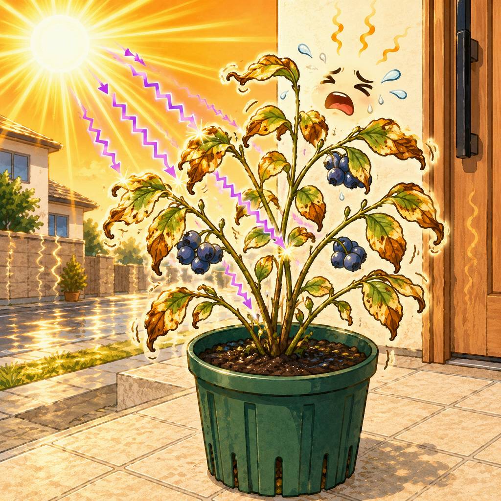 このブルーベリーの葉、普通にヤバくない？