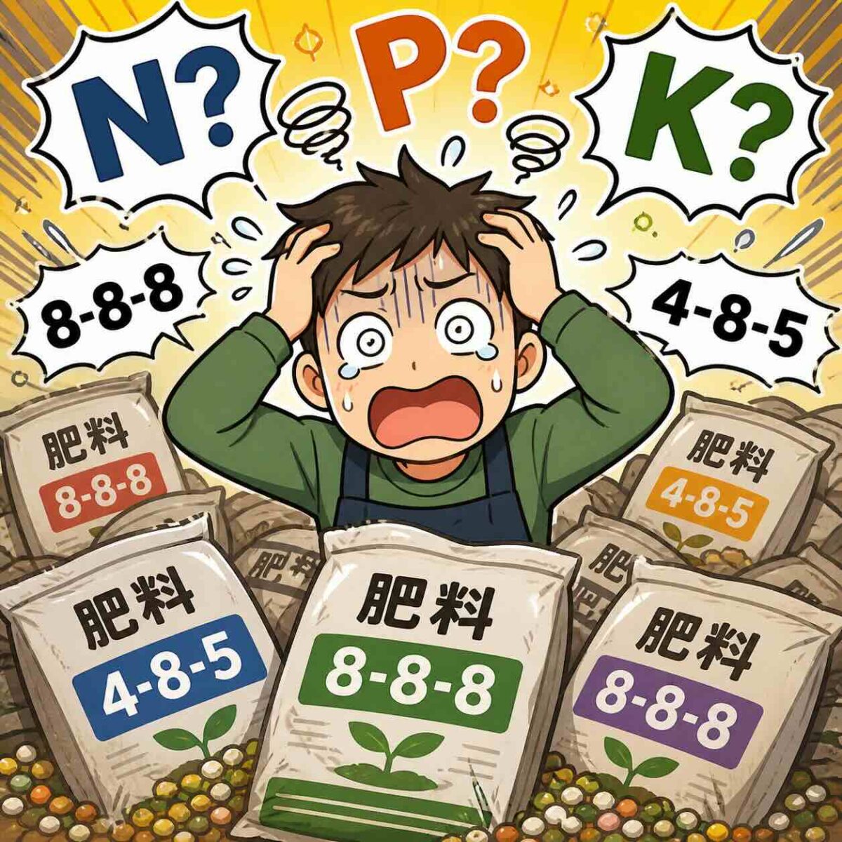 園芸初心者でもわかる肥料の基本｜NPK・緩効性・即効性を一発理解