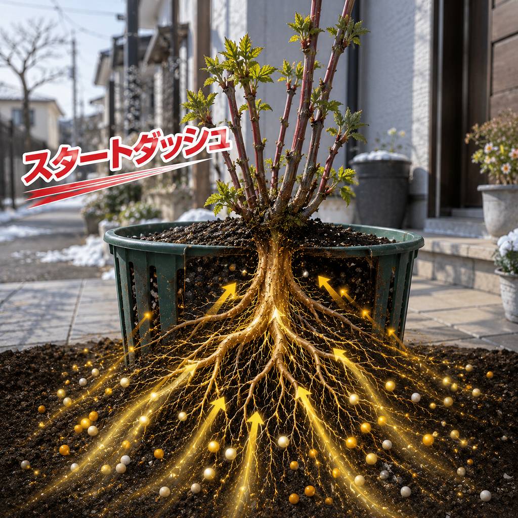 ラズベリーの肥料をあげるタイミング