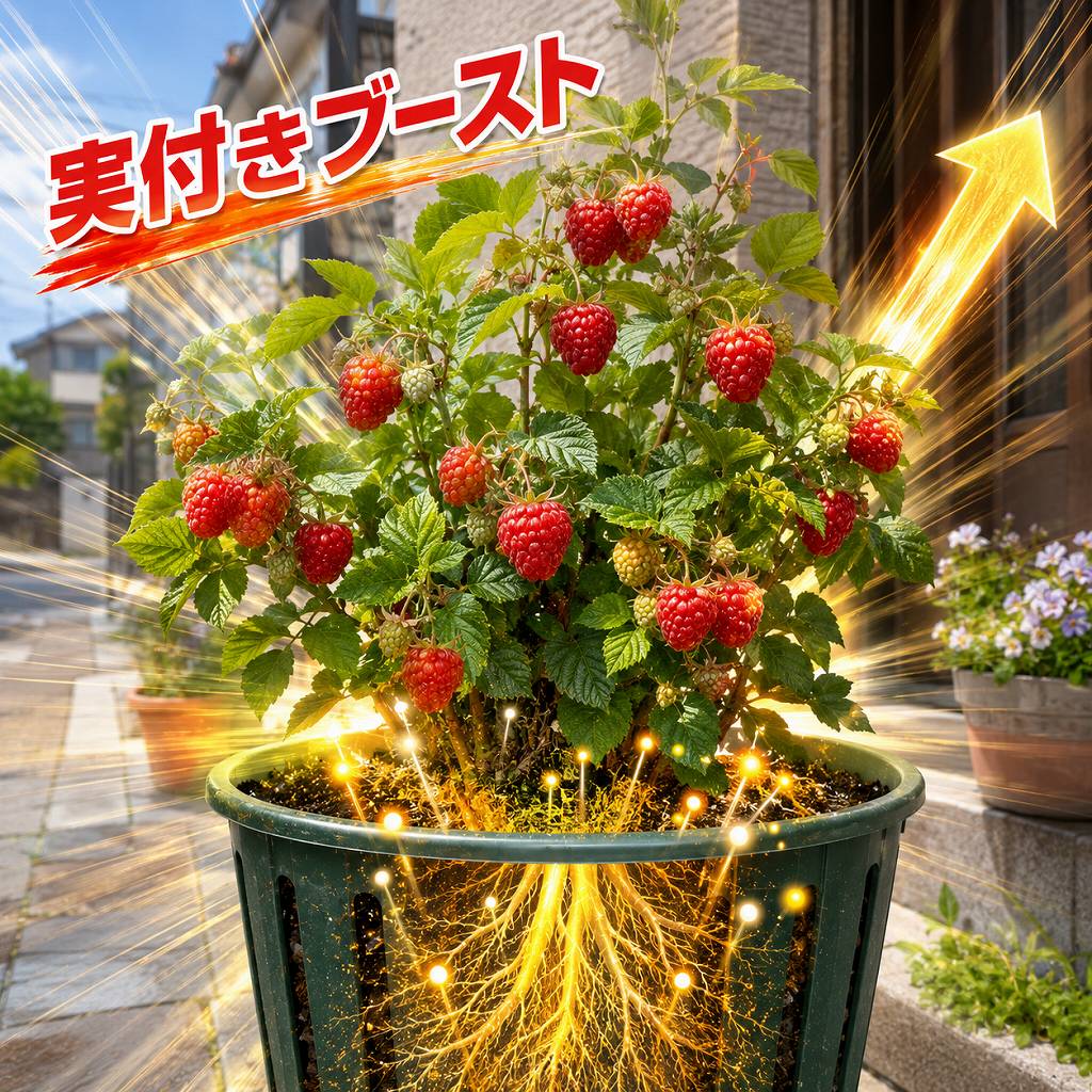 ラズベリーの肥料をあげるタイミング
