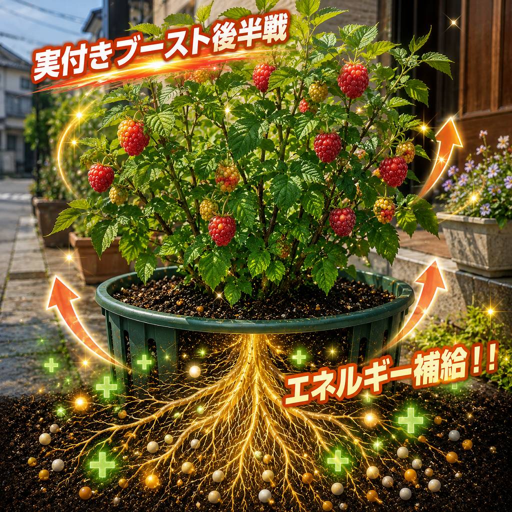 ラズベリーの肥料をあげるタイミング