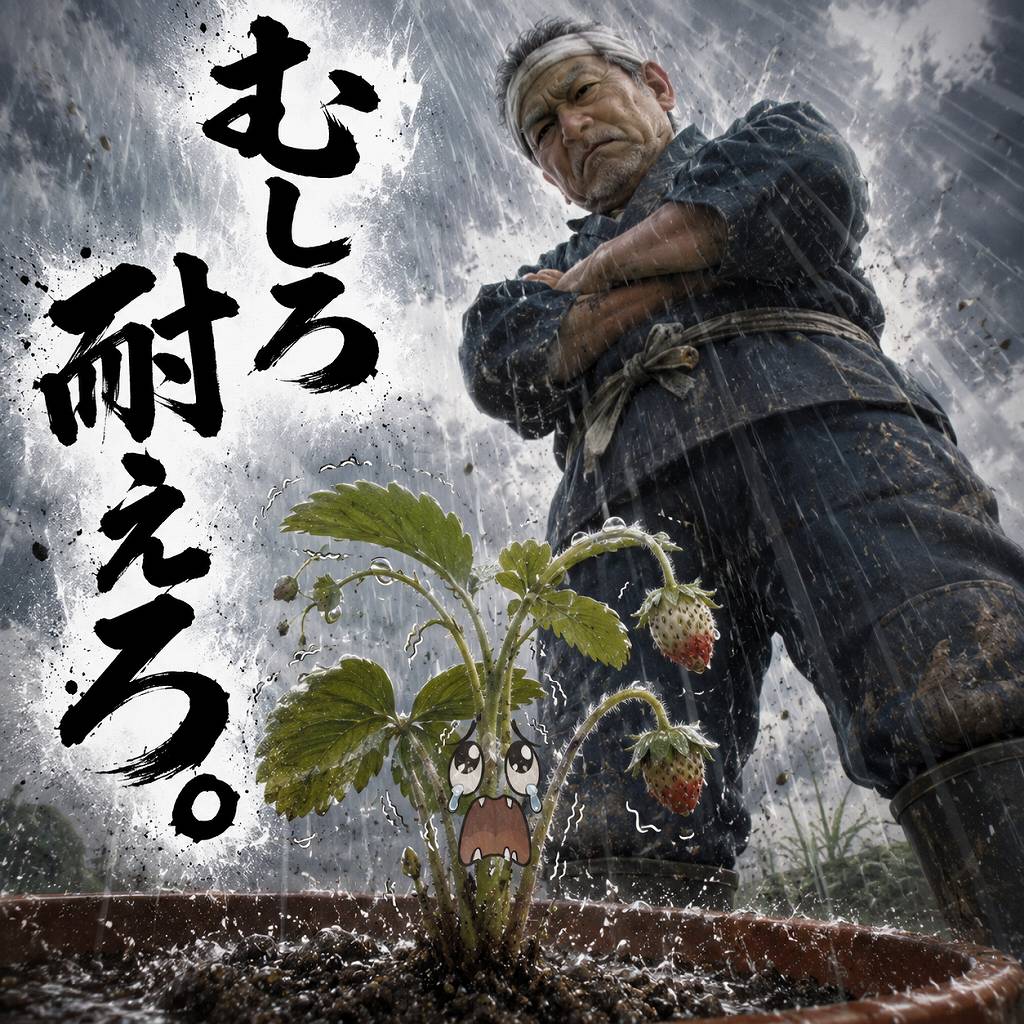 速報！完熟を知らずに終わった、いちご一号の生涯